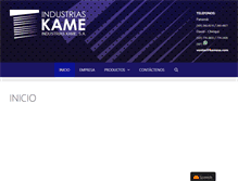 Tablet Screenshot of kamesa.com